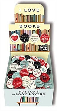 I Love Books Button Box (Other)