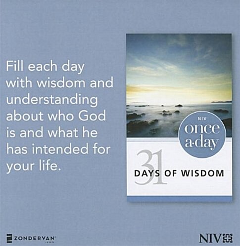 NIV Once-A-Day 31 Days of Wisdom (Paperback)