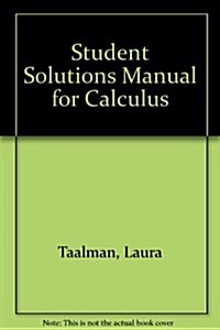 Single Variable Student Solutions Manual for Calculus (Paperback)