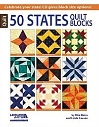 50 States Quilt Blocks [With CDROM] (Paperback)