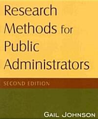 Research Methods for Public Administrators (Paperback, 2nd)