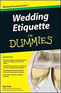 Wedding Etiquette for Dummies (Paperback)