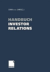 Handbuch Investor Relations (Paperback, Softcover Repri)