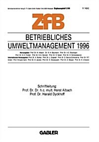 Betriebliches Umweltmanagement 1996 (Paperback)