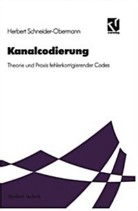 Kanalcodierung: Theorie Und Praxis Fehlerkorrigierender Codes (Paperback, 1998)