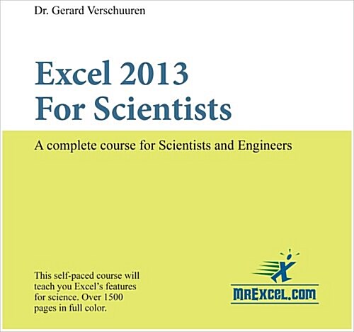Excel 2013 for Scientists (CD-ROM)