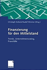 Finanzierung F? Den Mittelstand: Trends, Unternehmensrating, Praxisf?le (Paperback, 2002)