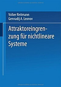 Attraktoreingrenzung F? Nichtlineare Systeme (Paperback, 1987)