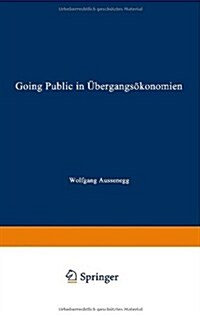 Going Public in UEbergangsoekonomien : Das Preisverhalten Von Initial Public Offerings in Polen (Paperback, 2000 ed.)