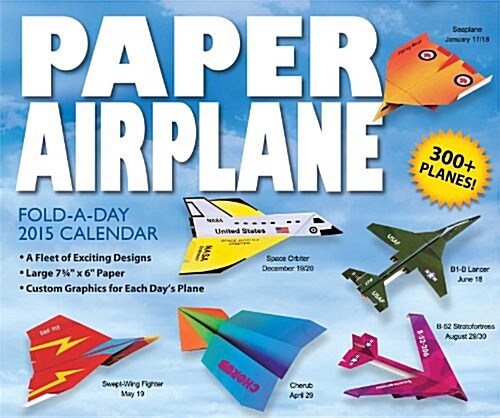 Paper Airplane Fold-A-Day Day-To-Day Calendar (Daily)