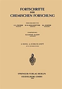 Fortschritte Der Chemischen Forschung (Paperback)