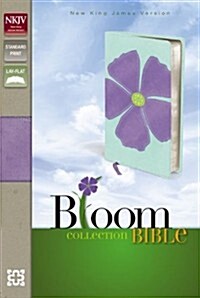 Bloom Collection Bible-NKJV-Flax Flower (Imitation Leather)