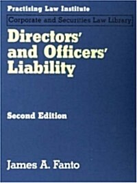 Directors and Officers Liability (Loose Leaf, 2nd)