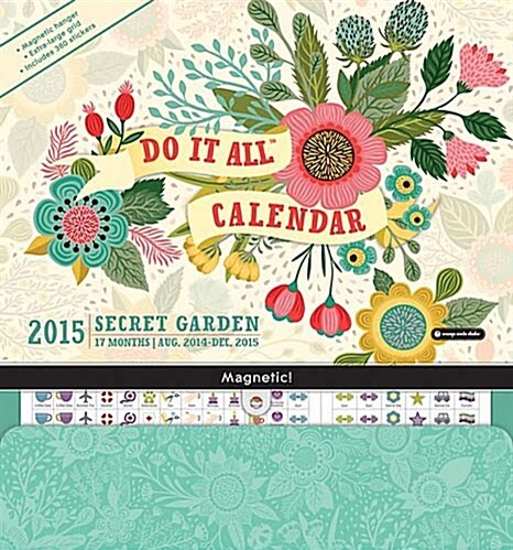 Secret Garden Do It All 17 Months 2015 Calendar (Paperback, Wall)