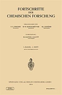 Fortschritte Der Chemischen Forschung (Paperback, 1954)