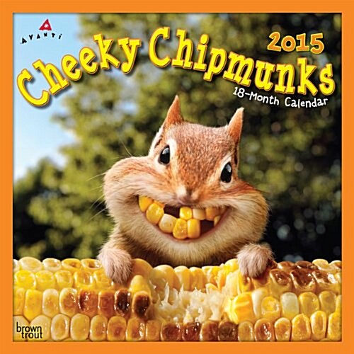 Cheeky Chipmunks 2015 18-Month Calendar (Paperback, Wall)