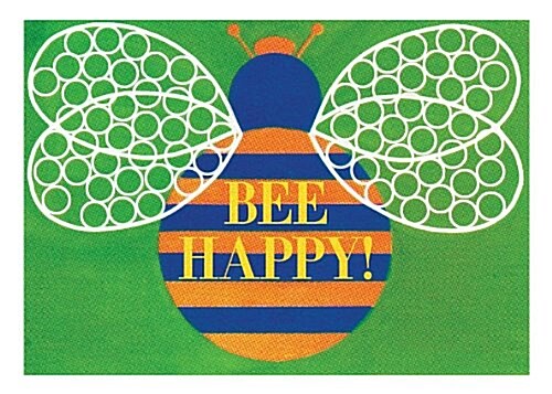 Bee Happy Birthday Card [With 6 Envelopes] (Loose Leaf)