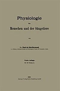 Physiologie Des Menschen Und Der S?getiere (Paperback, 4, 4. Aufl. 1920)