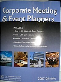 Corporate Meeting & Event Planners 2007-08 (Paperback)