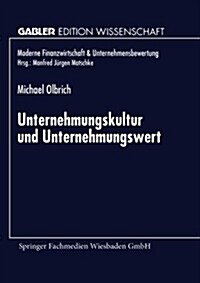 Unternehmungskultur Und Unternehmungswert (Paperback)