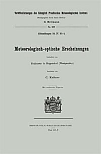 Meteorologisch-Optische Erscheinungen (Paperback)