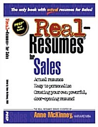 Real-Resumes for Sales (Paperback)