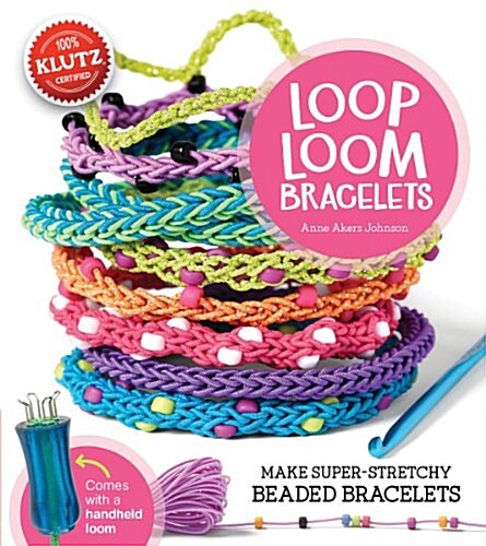 Loop Loom Bracelets: Make Super-Stretchy Beaded Bracelets [With Instruction Book and 34 Yds of Cord, Loop Loom Tool, Crochet Hook and 350 Beads and 3 (Boxed Set)