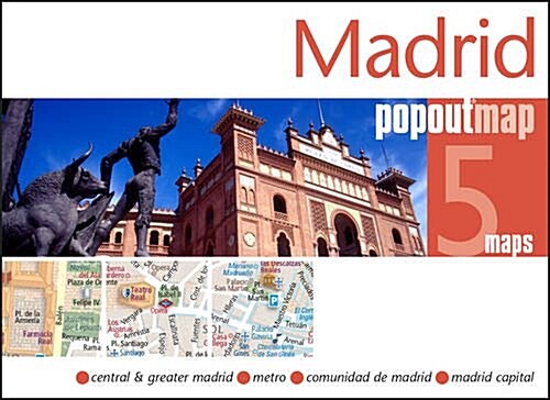 Madrid Popout Map (Sheet Map, folded)