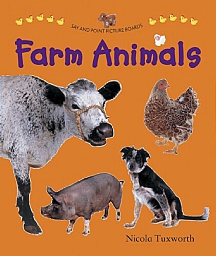 Say and Point Picture Boards: Farm Animals (Board Book)