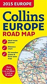 Collins Map of Europe (Sheet Map, folded, New edition)
