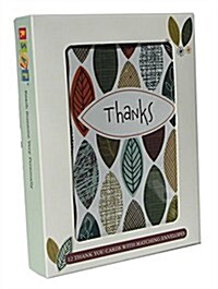 Leaf Patterns Thank You Cards [With 12 Envelopes] (Other)