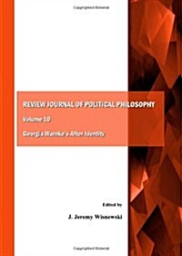 Review Journal of Political Philosophy : Georgia Warnkes After Identity (Paperback)