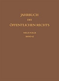 Jahrbuch Des Offentlichen Rechts Der Gegenwart. Neue Folge (Hardcover)