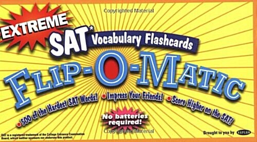 Extreme SAT Vocabulary Flashcards Flip-O-Matic (Paperback)