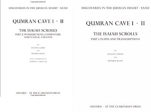 Discoveries in the Judaean Desert XXXII : Qumran Cave 1.II: The Isaiah Scrolls: Part 1 and 2 (set) (Paperback)