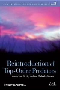 Reintroduction of Top-Order Predators (Hardcover)
