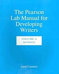 The Pearson Lab Manual for Developing Writers: Volume A: Sentences (Paperback)
