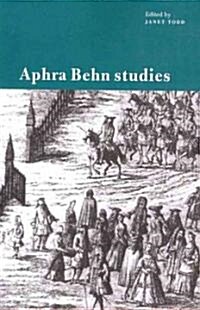 Aphra Behn Studies (Paperback)