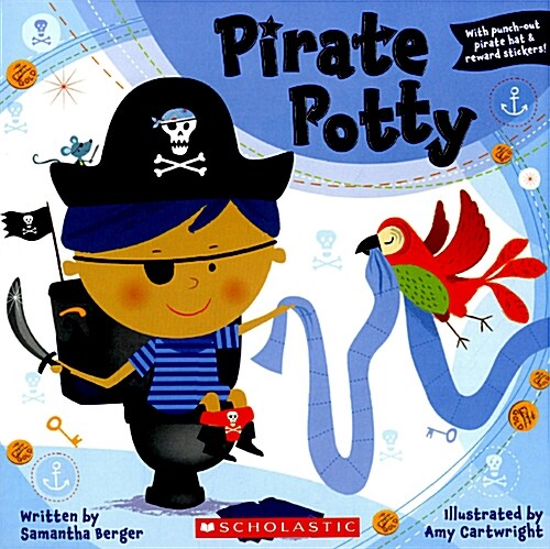 [중고] Pirate Potty [With Sticker(s) and Punch-Out(s)] (Paperback)