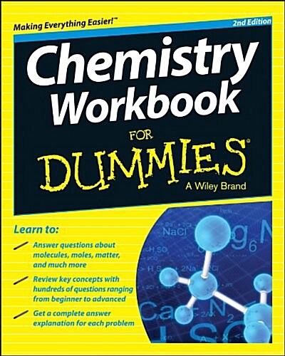 Chemistry Workbook for Dummies (Paperback, 2, Revised)