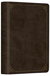 Pocket New Testament with Psalms and Proverbs-ESV-Frame Design (Imitation Leather)