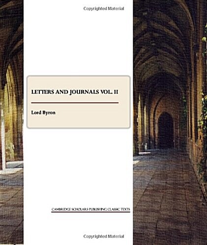 Letters and Journals vol. II (Paperback, Unabridged ed)