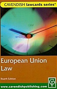 European Union Lawcards (Paperback, 4 Rev ed)
