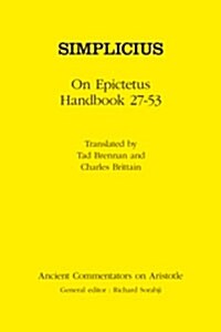 On Epictetus Handbook 27-53 (Hardcover)