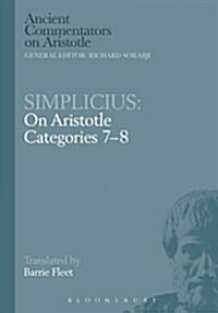 On Aristotle Categories 7-8 (Hardcover)
