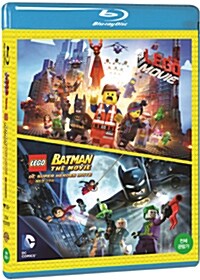 [블루레이] 레고 무비 & 레고 배트맨: 더 무비 - 더블팩 (2disc)