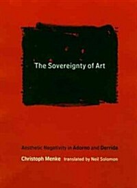 [중고] The Sovereignty of Art: Aesthetic Negativity in Adorno and Derrida (Paperback)