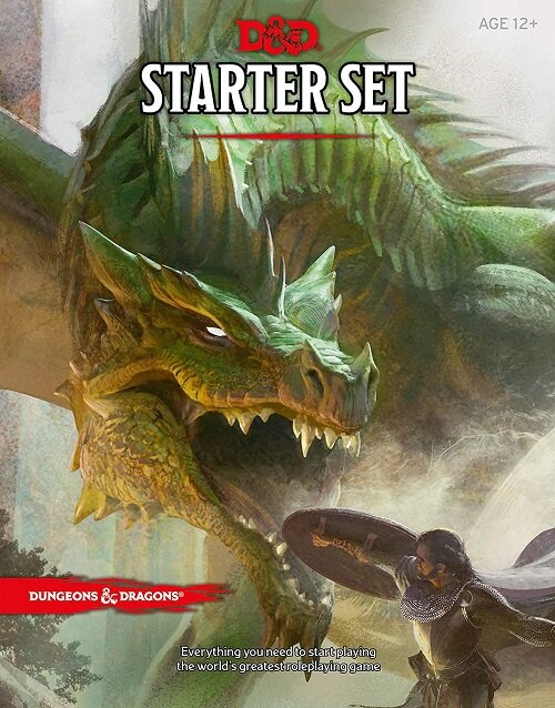 Dungeons & Dragons Starter Set (Six Dice, Five Ready-To-Play D&d Characters with Character Sheets, a Rulebook, and One Adventure): Fantasy Roleplaying (Others)