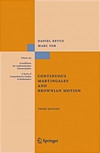 Continuous Martingales and Brownian Motion (Paperback, 3)