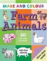 Make and Colour Farm Animals (Paperback)